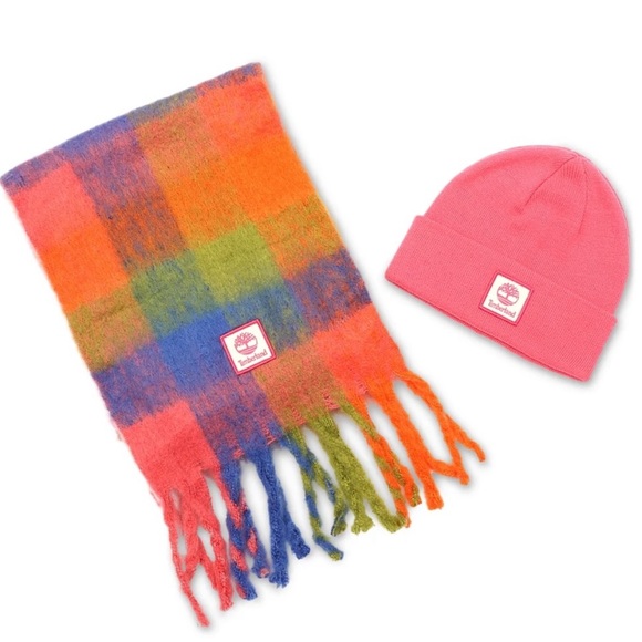 Timberland Pink and Orange Hat Accessories - Picture 2 of 5